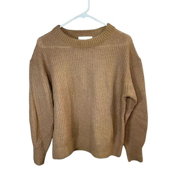 Everlane The Alpaca Crew Beige Pullover Sweater Small - Picture 5 of 11